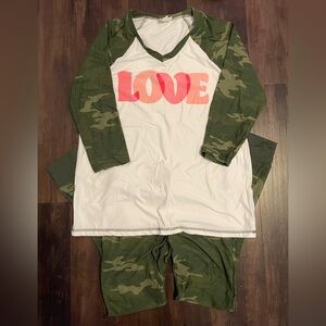 LulaRoe Camo Pajamas